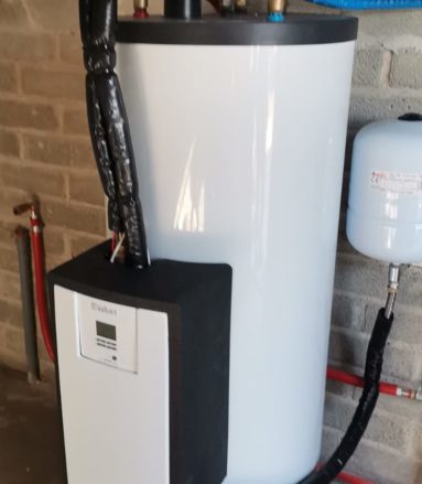 Installazione di una pompa di calore di marca vaillant presso nostro cliente di Roma (3)